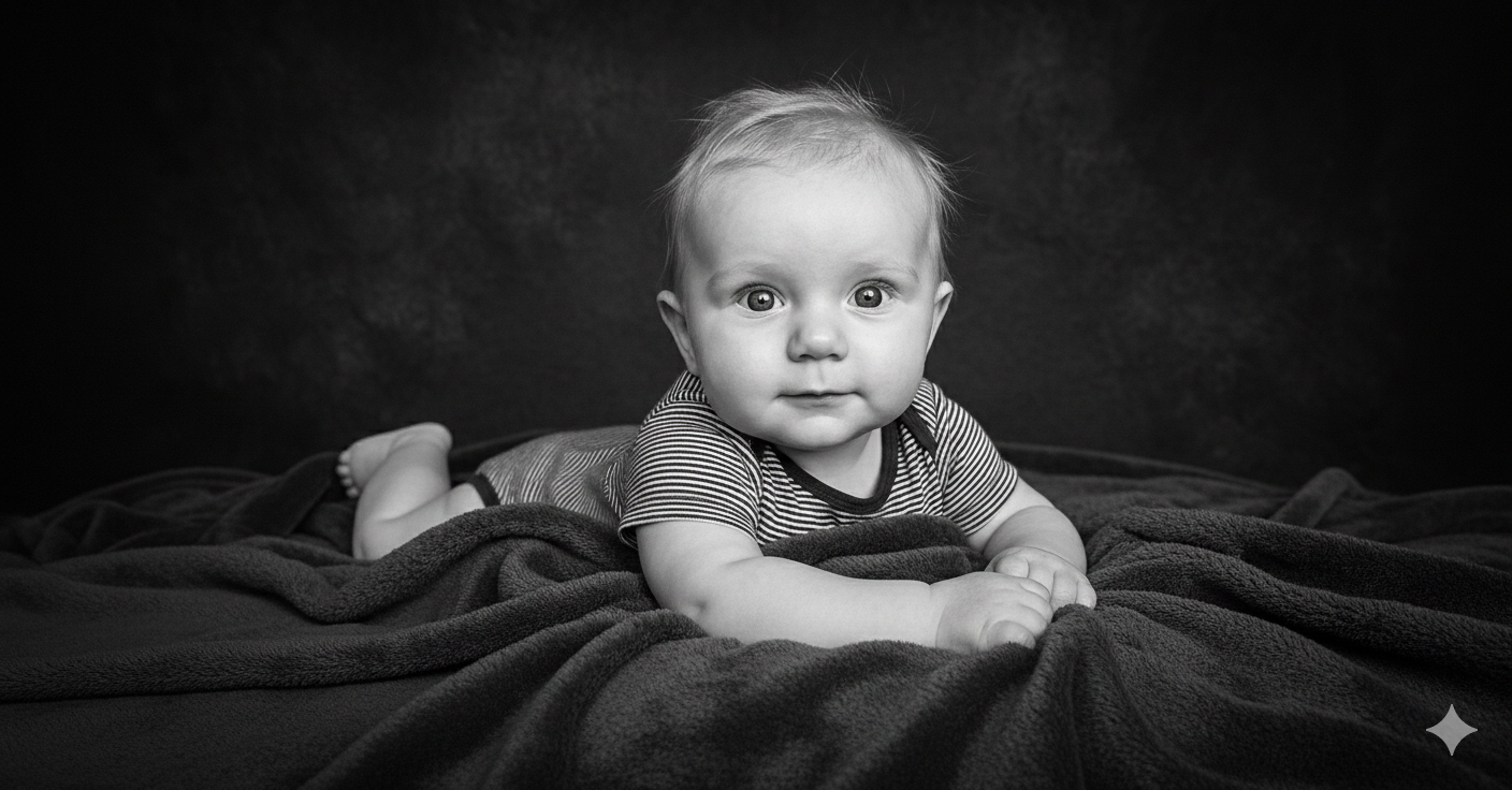 After - Newborn Studio style