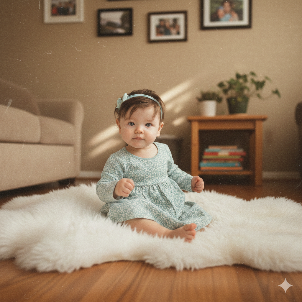 Before - Newborn casual photo